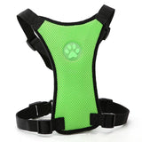 Pet car safety chest back straps