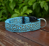 Nylon Leopard LED Dog Collar