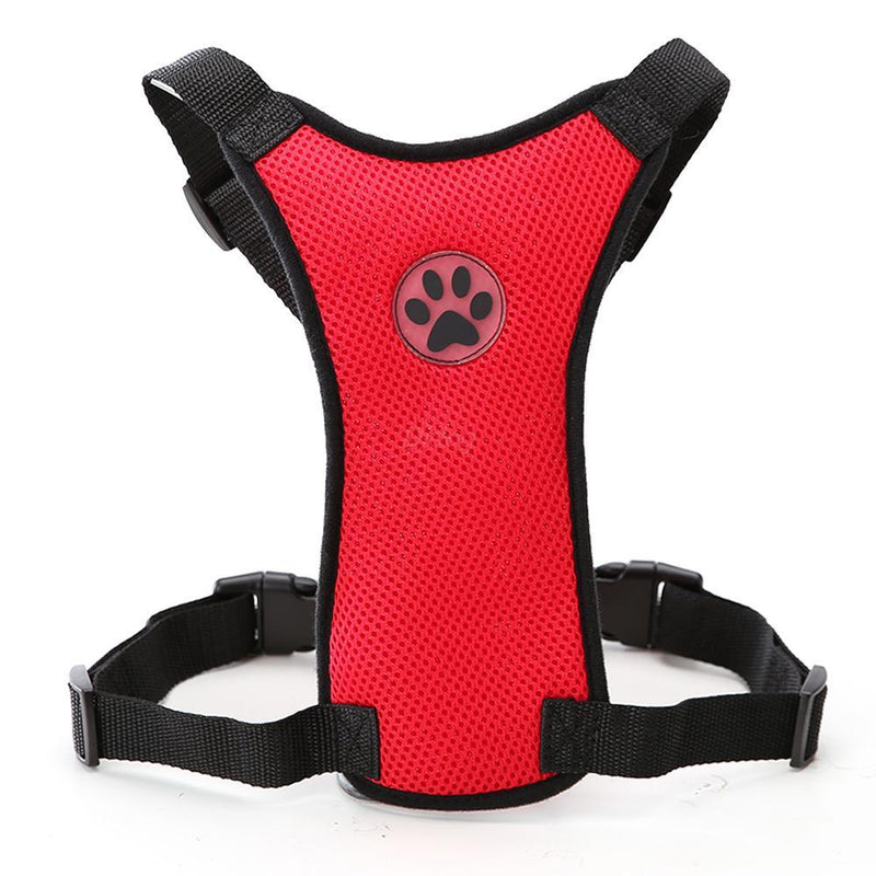 Pet car safety chest back straps